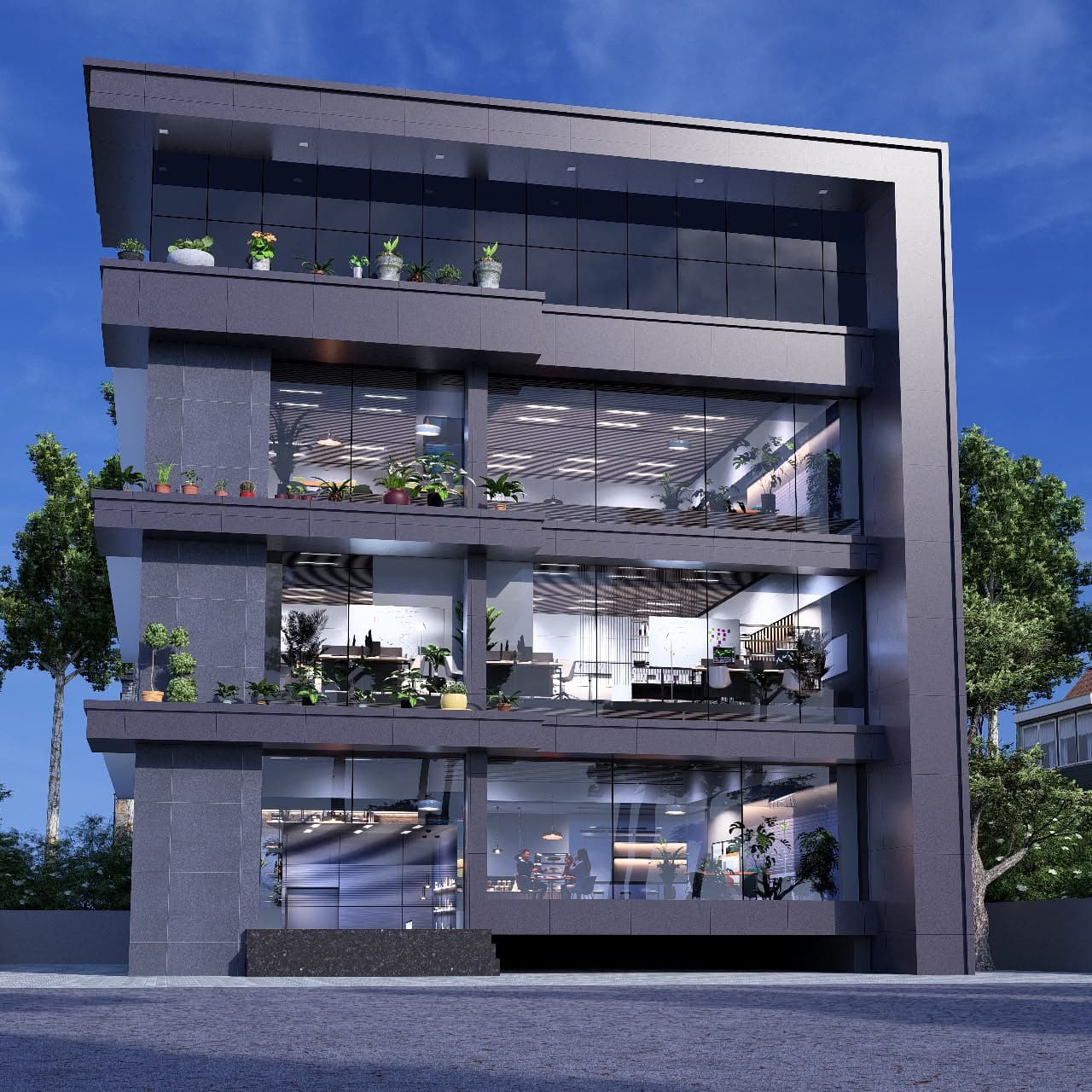 Premium commercial building